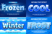 4 Best cool ice text style effect, an Action Add-On by Asta Desain (Thumbnail 2 of 2)