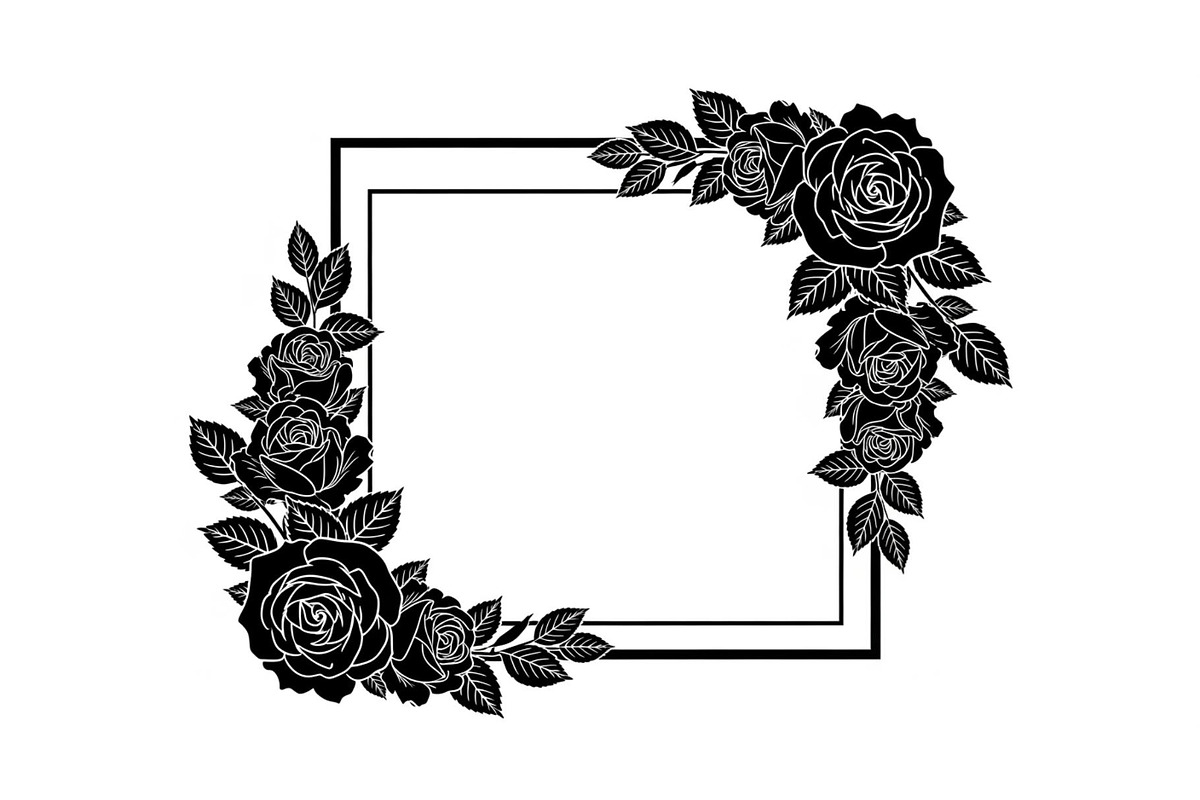 Floral Decorative Frame Vector Bundl, an Illustration by musafir_fashion (Photo 27 of 51)