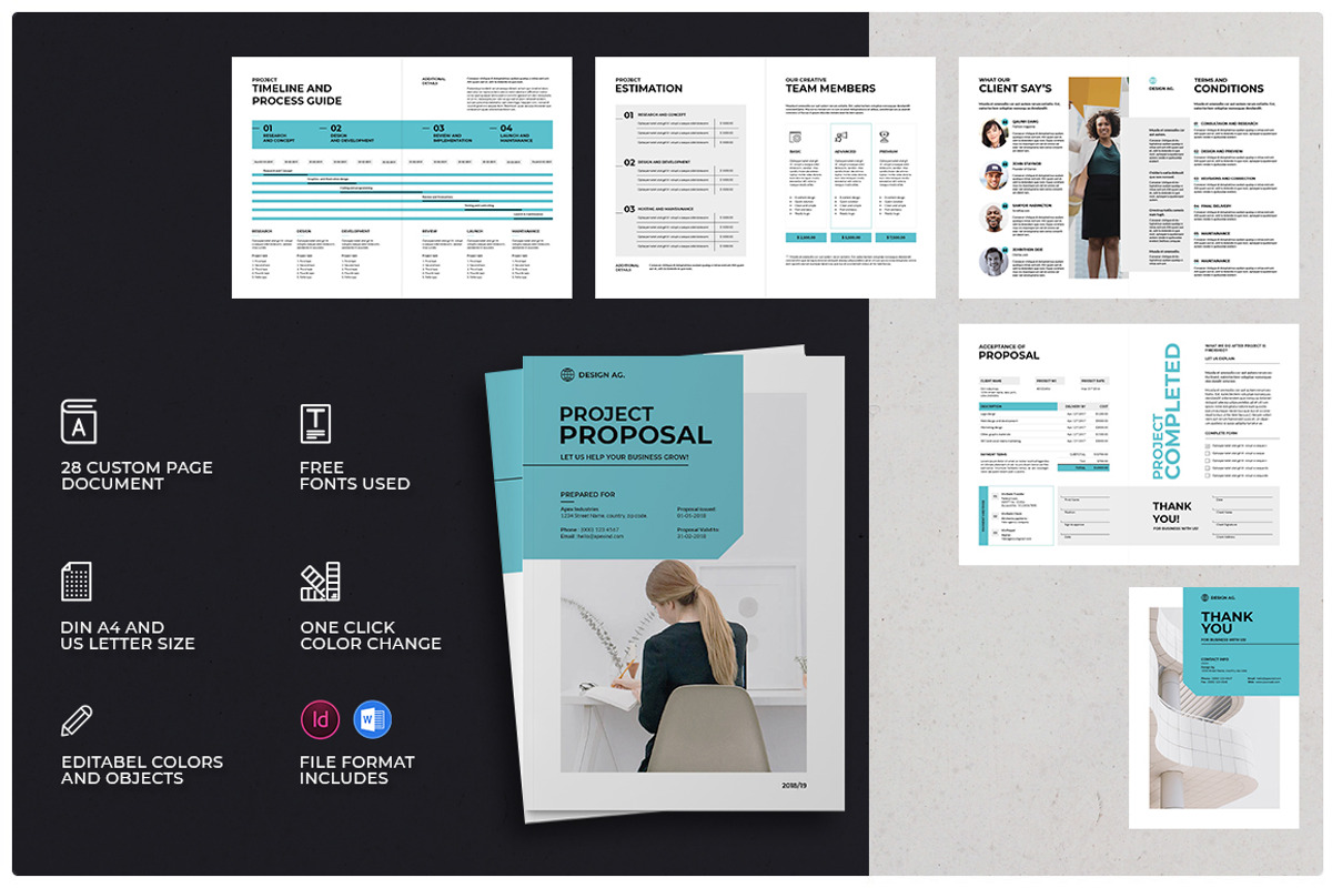 Proposal Bundle, a Brochure Template by GraphicsEgg (Photo 7 of 29)