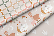 Llama Land – Patterns Collection, a Pattern Graphic by PROTEA Watercolor Studio (Thumbnail 3 of 9)