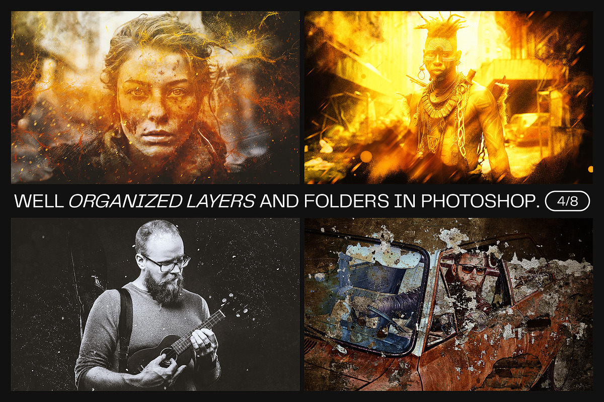 12 Photo Effect Templates, a Layer Style Add-On by iDoodle Studio (Photo 4 of 6)