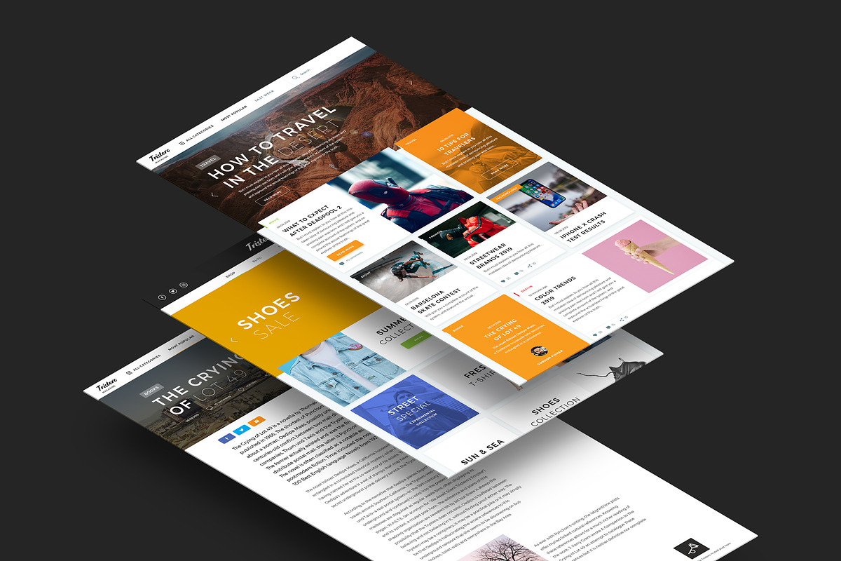 Tristero UI Kit, an UI Kit Template by Tristero (Photo 2 of 10)
