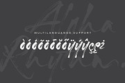 Alpha Rhythm, a Blackletter Font by Ridha-38.lineart (Thumbnail 12 of 15)