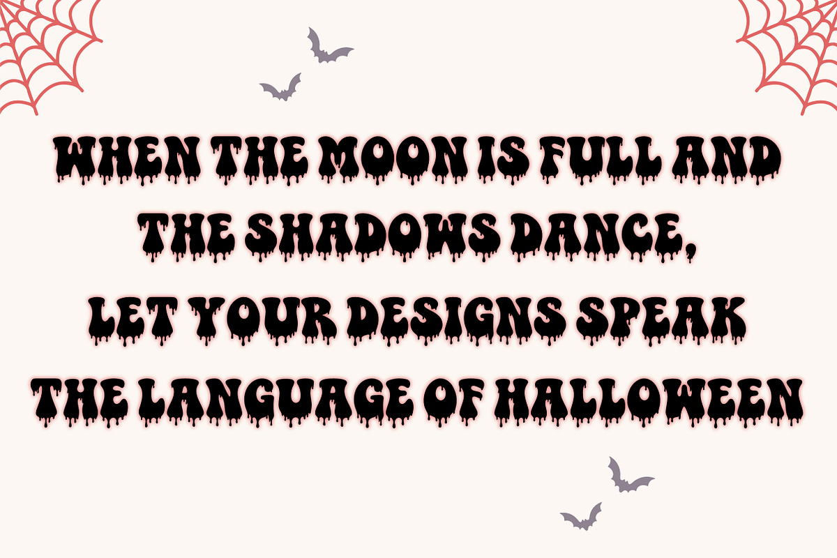 Spooky Melt Font, a Blackletter Font by Meow Creation (Photo 5 of 9)