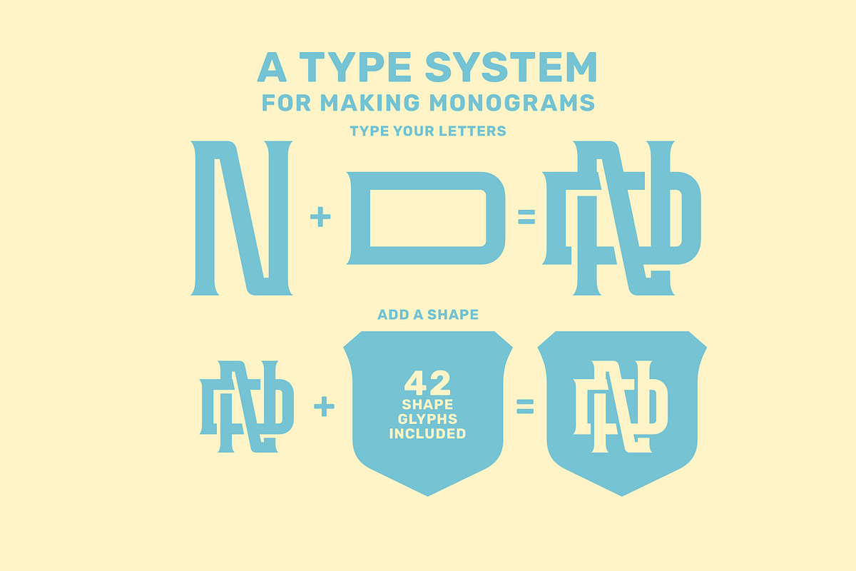 PS DIALED MONOGRAM, a Serif Font by Para-Scope Design (Photo 2 of 7)