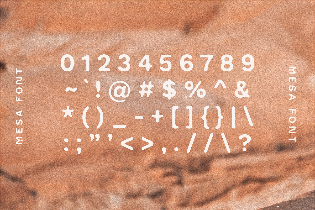 Mesa, a Font by Midnight Grim (Photo 5 of 7)