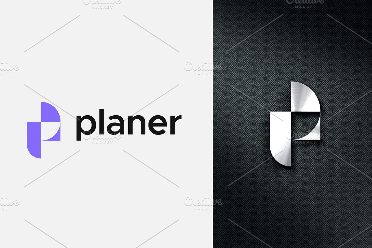 P Letter Monogram Symbol Logo Design, a Branding & Logo Template by Amadul11 (Photo 3 of 4)