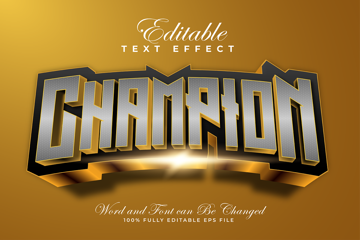 Esports 3D Text Effects Pack | EPS, a Layer Style Add-On by padilah_a (Photo 5 of 11)