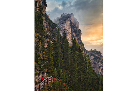 Photo of a tranquil lake nestled, a Nature Photo by ArtOfPhotos photo store