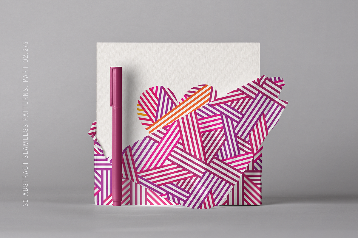 Abstract Seamless Patterns, a Pattern Graphic by Tkoko vectors & patterns (Photo 8 of 20)