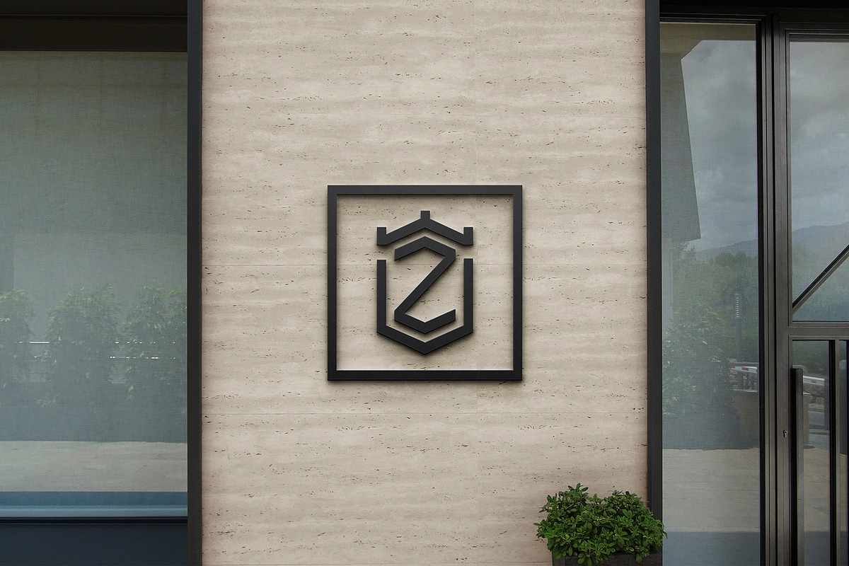 Logo Mockup 3D Black Sign Luxury, an Advertising Mockup by Asylab (Photo 1 of 5)