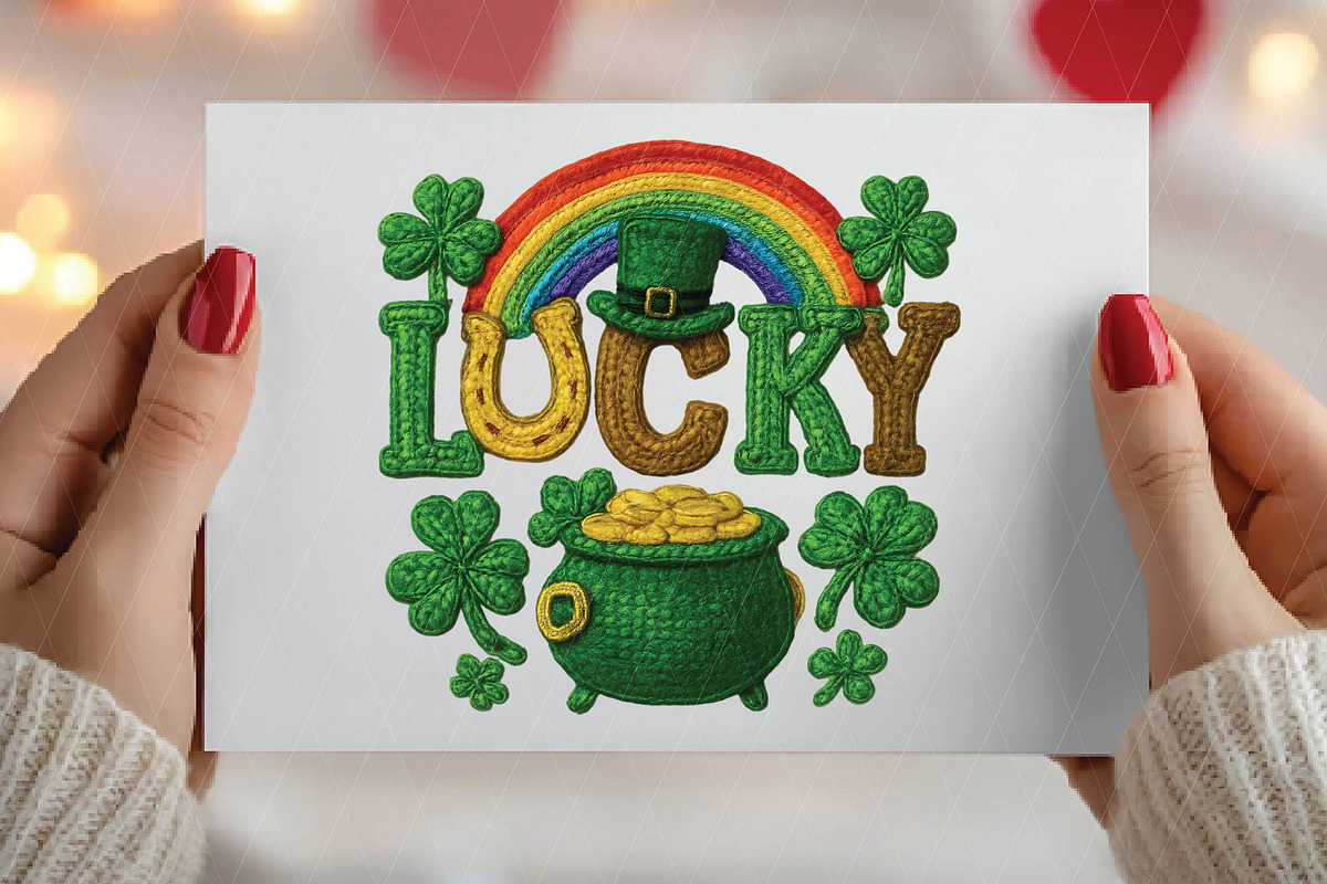 Lucky Mom St. Patricks Day PNG, an Illustration by DreamPrint404 (Photo 3 of 6)