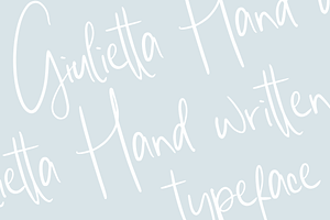 Giulietta // Handwriting