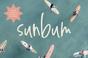 Sun Bum + Pelicano, a Handwritten Font by Bruised Goods (Thumbnail 1 of 7)