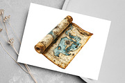 Watercolor Coastal Decor Clipart, an Illustration by Canvas Craft (Thumbnail 6 of 7)