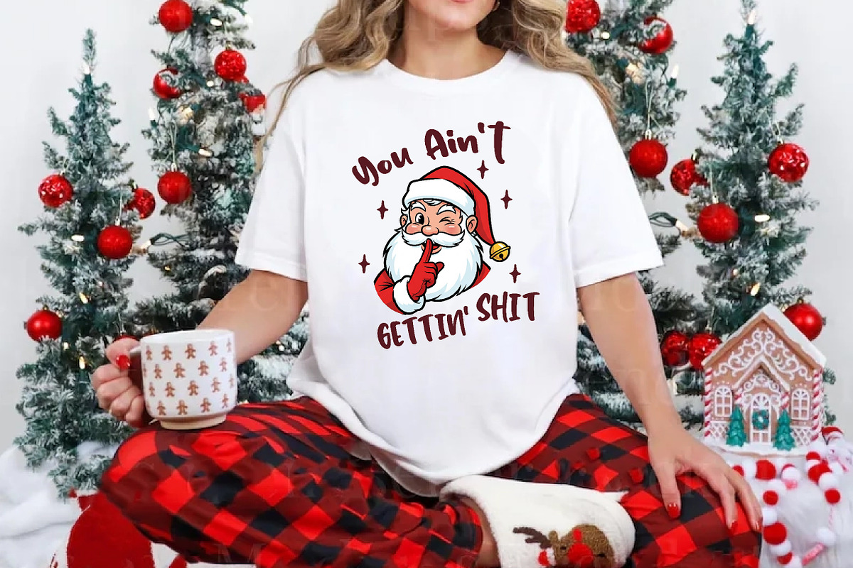 Funny Christmas Sarcastic Santa Png, an Illustration by CreationArt (Photo 4 of 4)