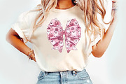 Pink Halloween Coquette Bows PNG, an Illustration by Watercolor design (Thumbnail 3 of 3)