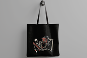 Skeleton with Dumbbells, an Object Illustration by nomlimo.com (Thumbnail 2 of 3)