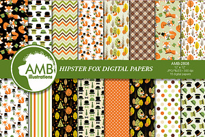 Hipster Fox Papers AMB-2808