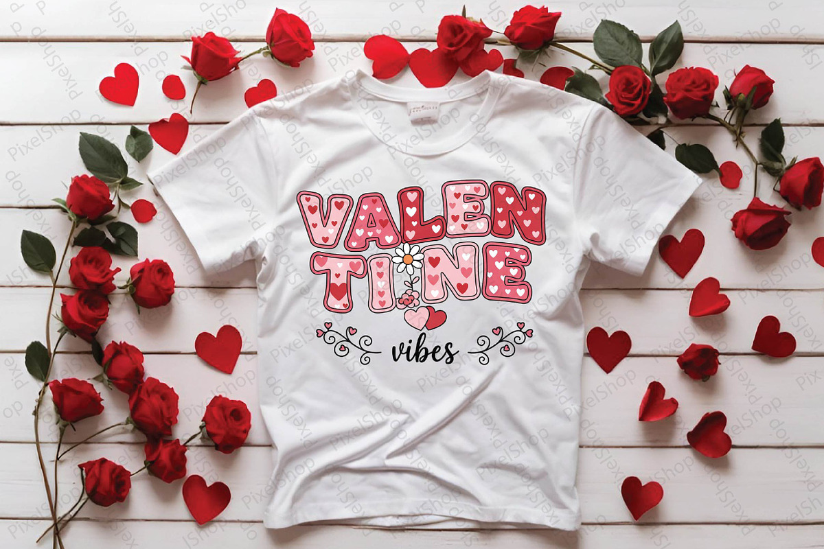 Valentine Vibes PNG, Retro Groovy He, an Illustration by DreamPrint404 (Photo 1 of 3)