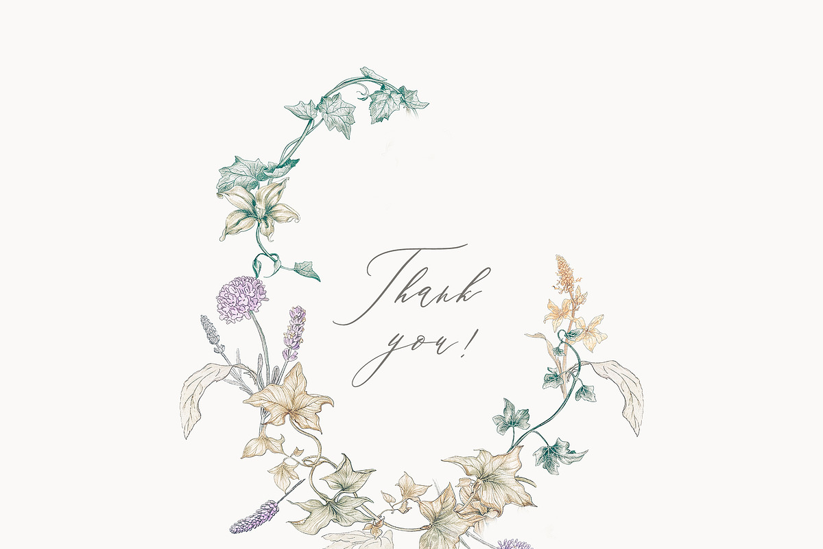 Vintage Floral Bundle, an Object Illustration by studioequinox (Photo 54 of 65)