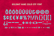 Bolonat Watercolor SVG & OTF fonts., a Sans Serif Font by Lee Iley (Thumbnail 7 of 9)