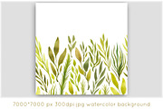 Watercolor herbs seamless pattern, a Pattern Graphic by IreneArt illustrations (Thumbnail 3 of 5)