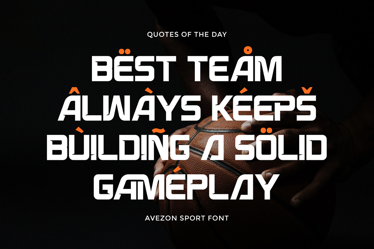 Avezon - Sport Display Font, a Font by Flawless And Co (Photo 6 of 10)
