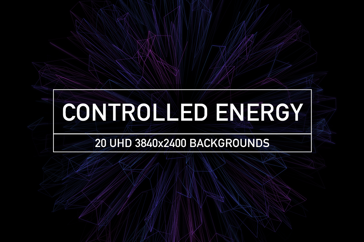 Controlled Energy Backgrounds Set, a Texture Graphic by Energy