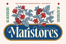 Maristores Modern Serif Font