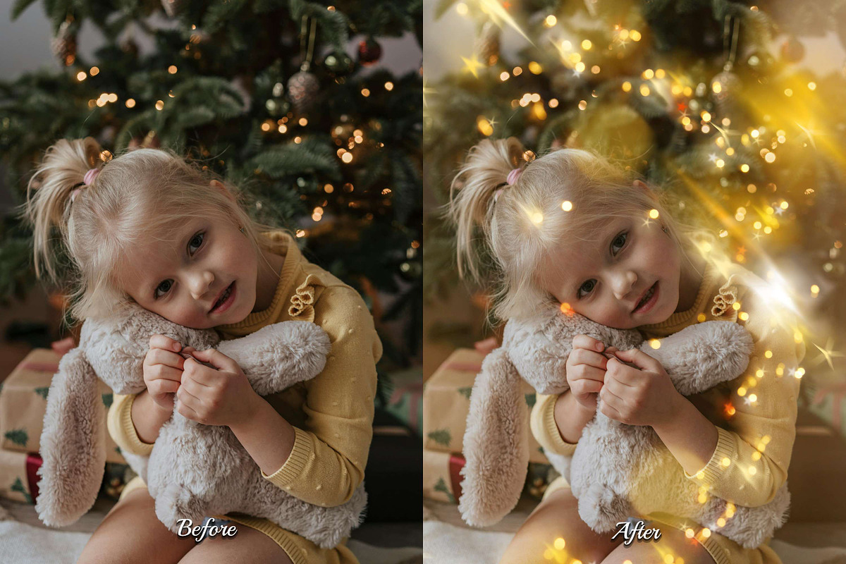 50 Christmas Star Light Overlays, a Texture Graphic by 3Motional (Photo 16 of 16)