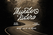 Black Editorial Script, a Script Font by Letter Fresh (Thumbnail 4 of 11)
