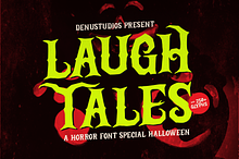 Laugh Tales | Horror Halloween Font