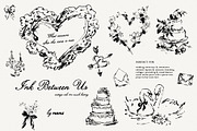 Ink Between Us - Romantic Line Art, a Decorative Illustration by Purple (Thumbnail 14 of 17)