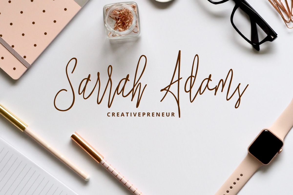 Hollanial Script, a Script Font by Thirtypath Studio (Photo 3 of 10)