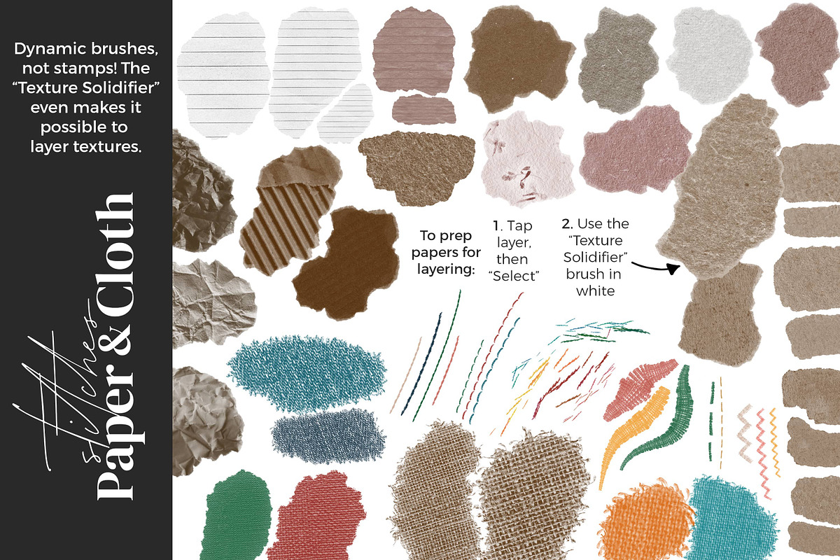 Mixed Media Brushes for Procreate, a Brush Add-On by AJ Brushes (Photo 7 of 9)