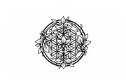 Floral Ornament Silhouette Bundle, an Illustration by BIPLOB EXPERT (Thumbnail 47 of 51)