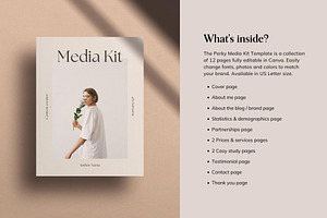 PERKY Media Kit Canva Template