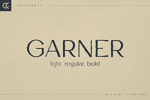 Garner - Handmade Typeface