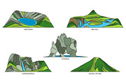Nature sights of Island in line, an Illustration by GenziWorkshop (Thumbnail 7 of 12)