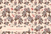 Cherry Crows. Seamless patterns, a Pattern Graphic by Kseniakrop (Thumbnail 2 of 6)