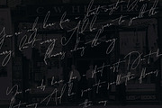 Relative Handwritten & SVG Font, a Script Font by Cruzine (Thumbnail 7 of 12)