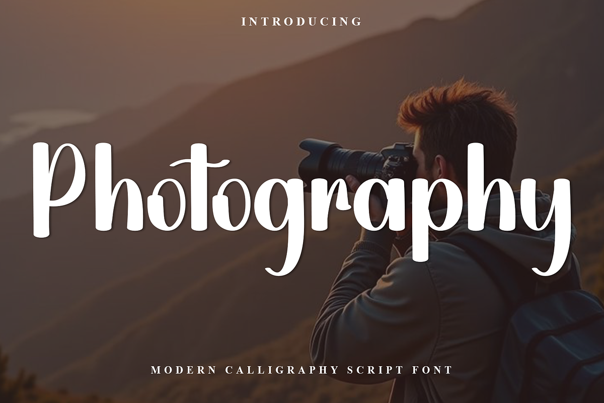 Photography, a Handwritten Font by InermediaSTUDIO (Photo 1 of 8)