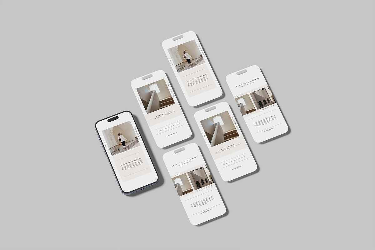 Smartphone Screen Mockup, an iPhone Mockup by lamorastudio (Photo 4 of 11)