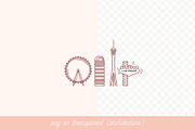 Huge collection of cities skylines, a Work Illustration by TheMountBirdStudio (Thumbnail 4 of 15)