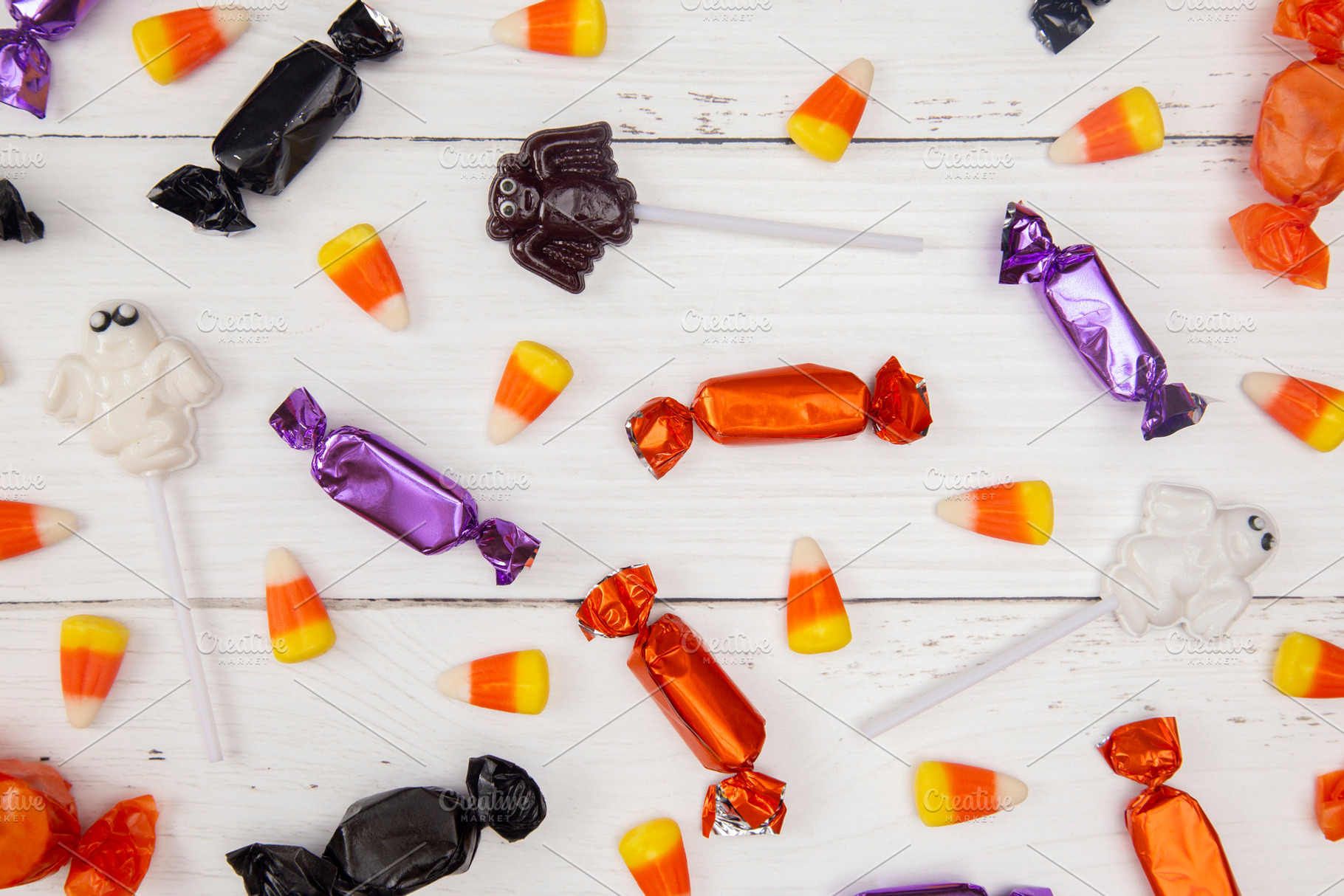 Halloween candy background stock photo containing candy and halloween, a Holiday Photo by P Maxwell Photography