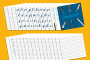 Lowercase Brush Lettering Workbook, a Templates & Theme by Hughie Design Co. (Thumbnail 5 of 5)