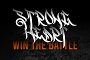 Dragon Brothers - Graffiti Font, a Blackletter Font by figuree studio (Thumbnail 2 of 10)