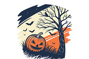 10 in 1 Halloween T Shirt Design Tem, an Object Graphic by Studio Retouch (Thumbnail 6 of 11)