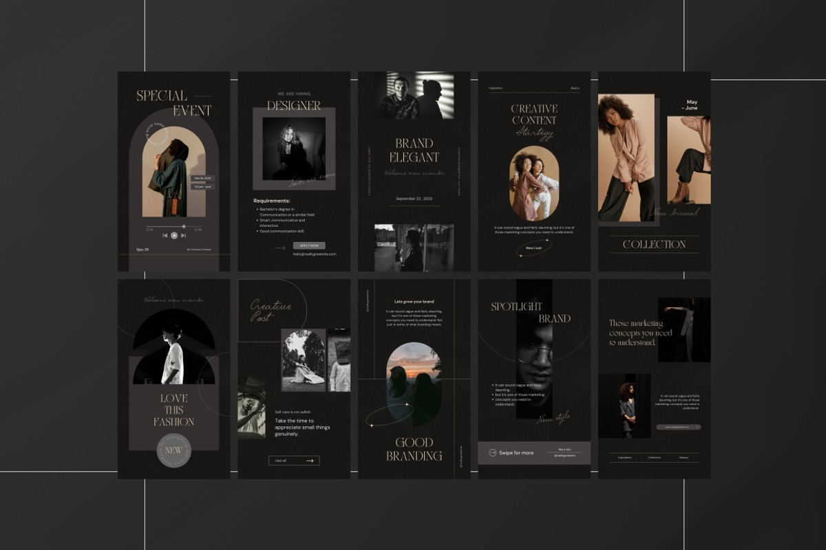 Luxury Branding Coach Canva Template, a Social Media Template by Brandearth RRGraph (Photo 6 of 8)
